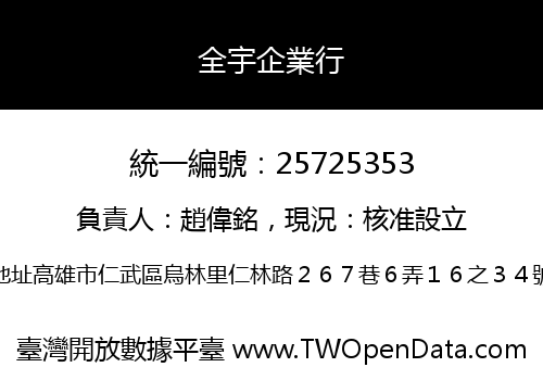 全宇企業行