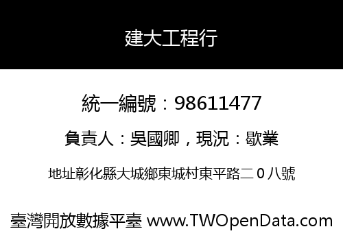 建大工程行