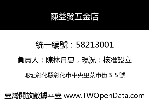 陳益發五金店