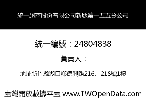 統一超商股份有限公司新縣第一五五分公司
