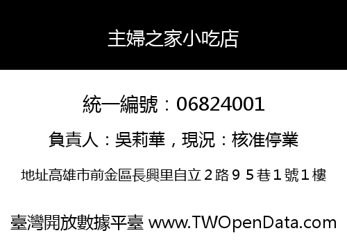 主婦之家小吃店