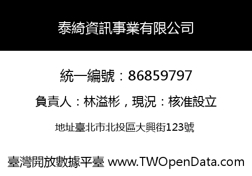 泰綺資訊事業有限公司
