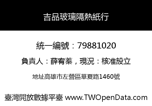 吉品玻璃隔熱紙行