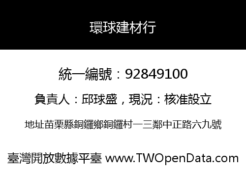 環球建材行