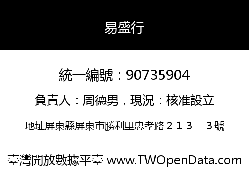 易盛行