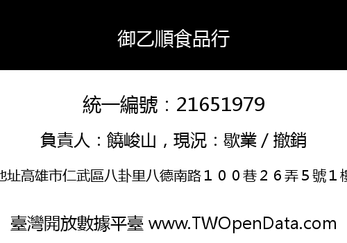 御乙順食品行
