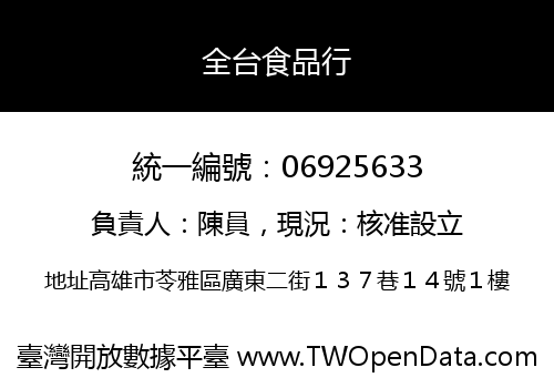 全台食品行