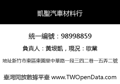 凱聖汽車材料行