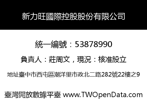 新力旺國際控股股份有限公司