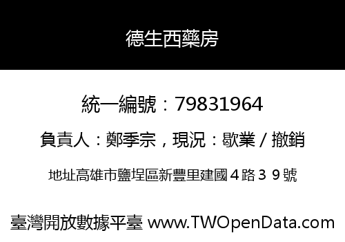 德生西藥房