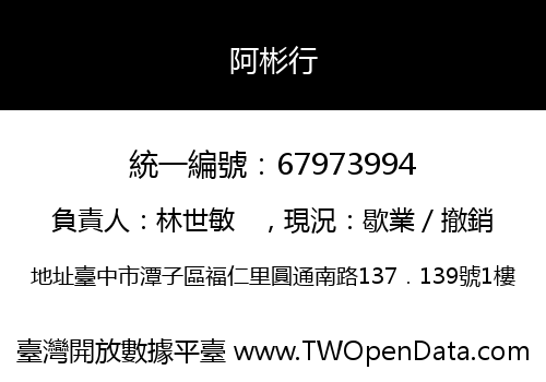 阿彬行