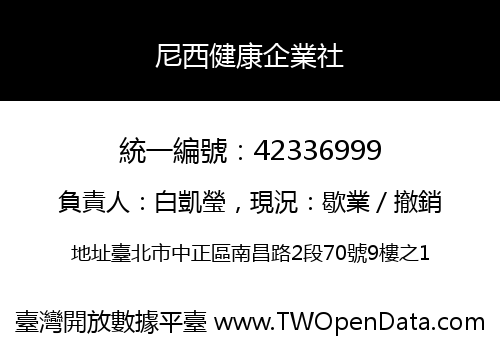 尼西健康企業社