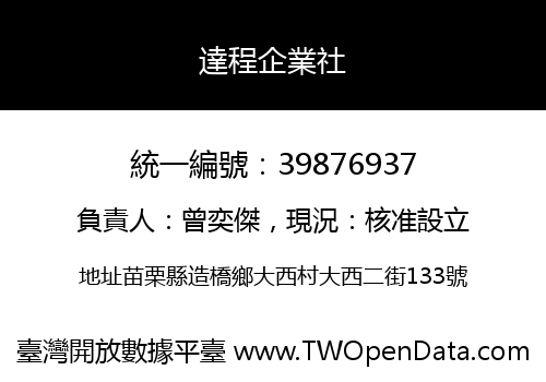 達程企業社
