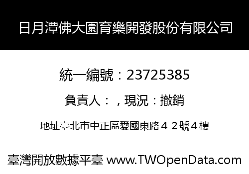 日月潭佛大園育樂開發股份有限公司