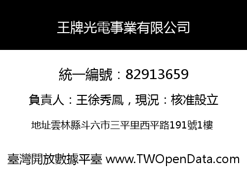 王牌光電事業有限公司
