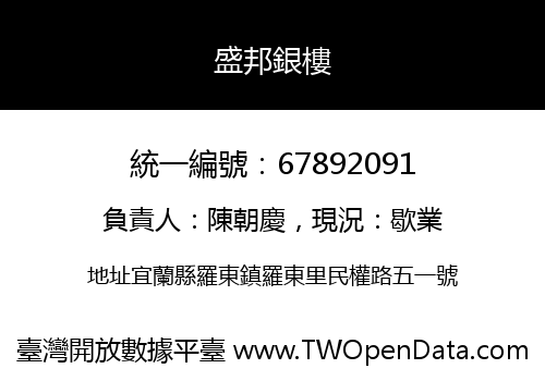 盛邦銀樓