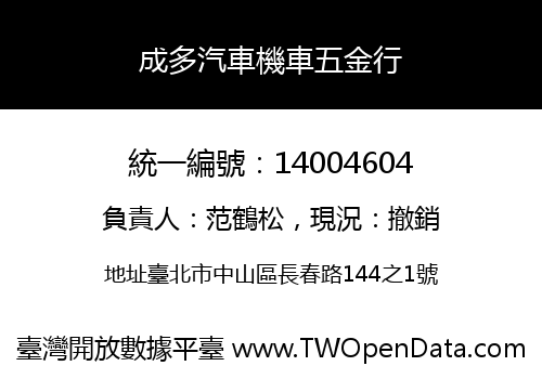 成多汽車機車五金行