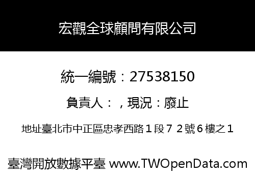 宏觀全球顧問有限公司