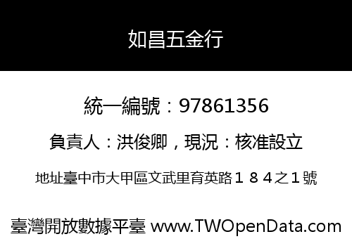 如昌五金行