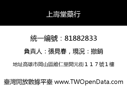 上壽堂藥行