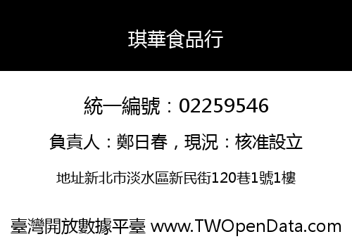 琪華食品行