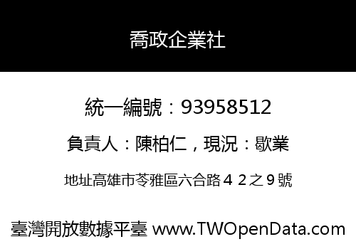 喬政企業社