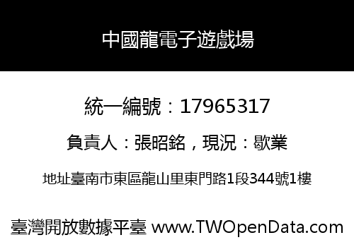 中國龍電子遊戲場