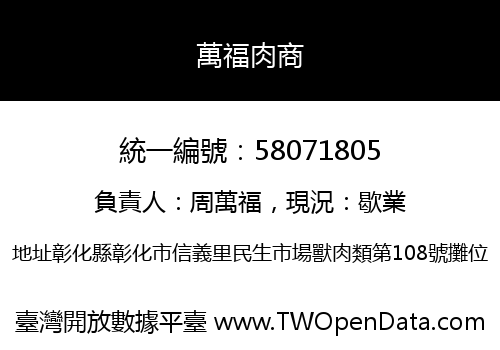 萬福肉商