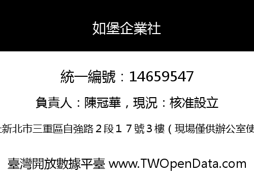 如堡企業社