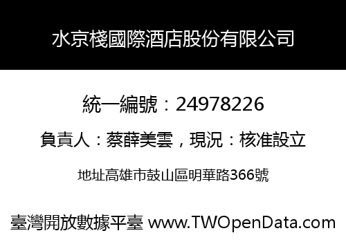 水京棧國際酒店股份有限公司