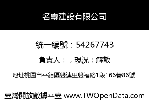 名璽建設有限公司