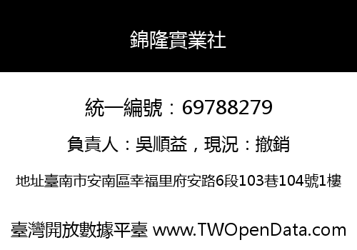 錦隆實業社
