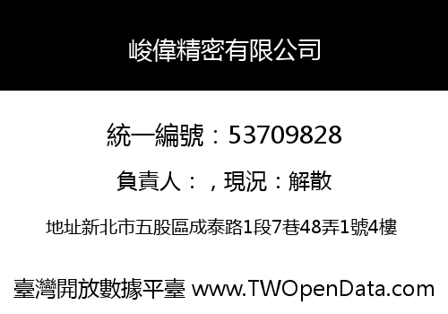 峻偉精密有限公司