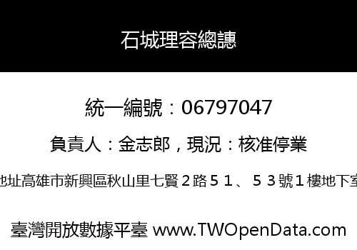 石城理容總譓