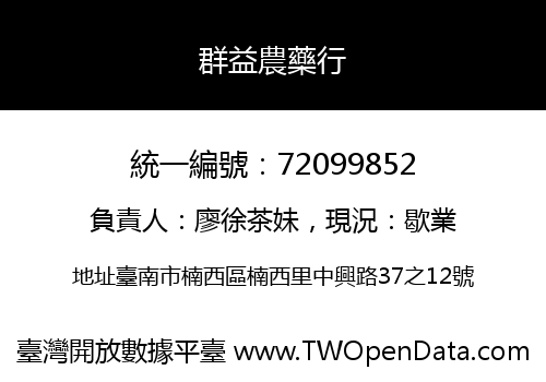 群益農藥行