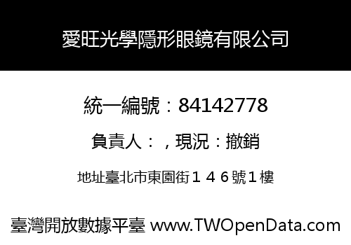 愛旺光學隱形眼鏡有限公司