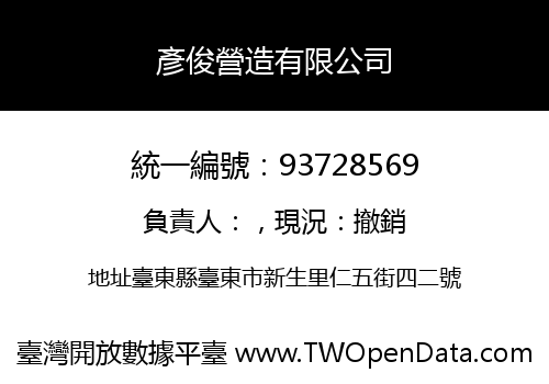 彥俊營造有限公司