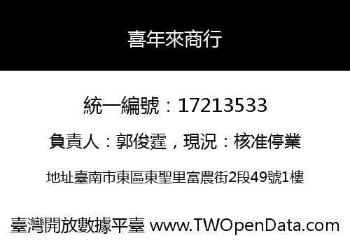 喜年來商行