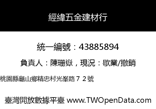經緯五金建材行