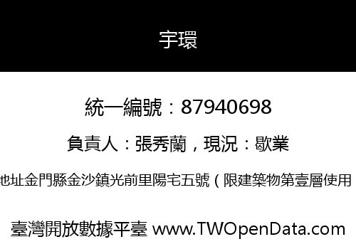 宇環