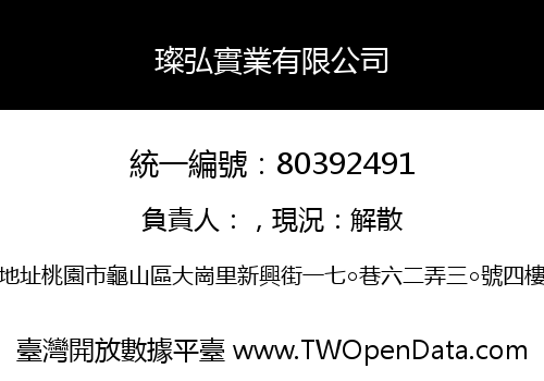 璨弘實業有限公司