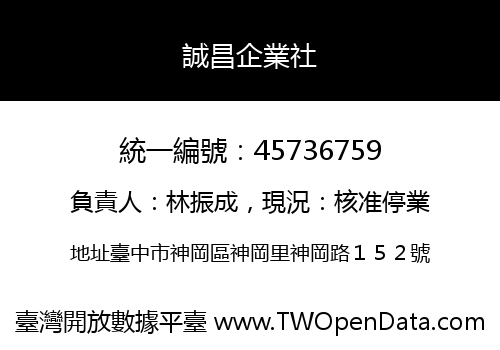 誠昌企業社