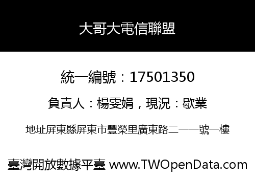 大哥大電信聯盟