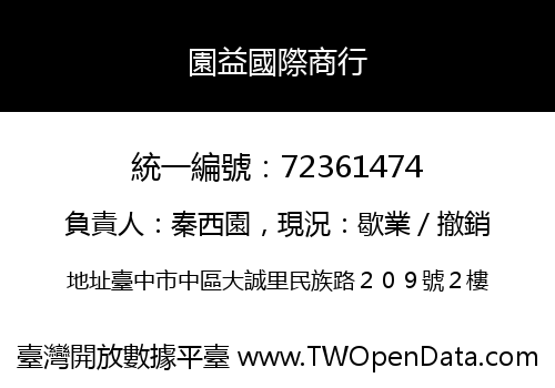 園益國際商行