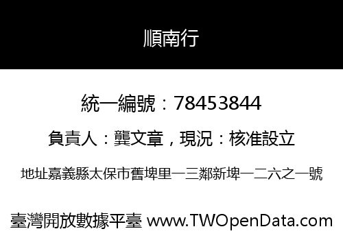 順南行