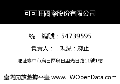 可可旺國際股份有限公司