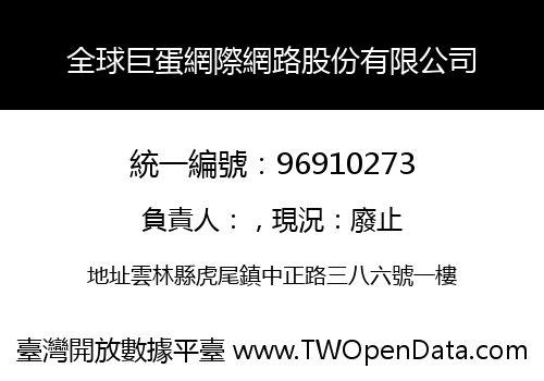 全球巨蛋網際網路股份有限公司