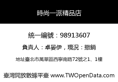 時尚一派精品店