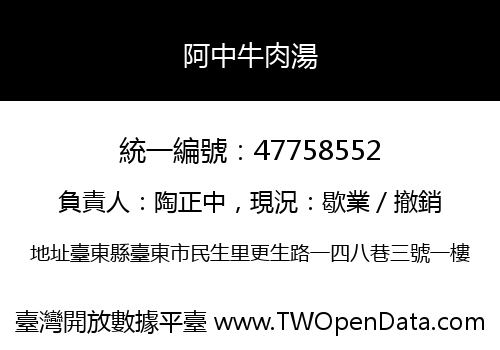 阿中牛肉湯