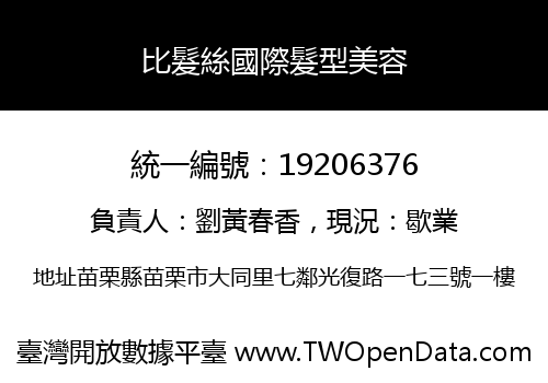 比髮絲國際髮型美容